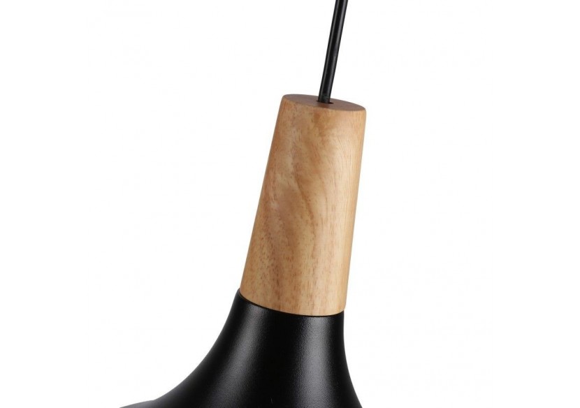 Suspension en métal et bois "Loop" - LN3020-N - Barcelona LED