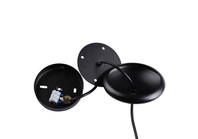 Suspension en métal et bois "Loop" - LN3020-N - Barcelona LED