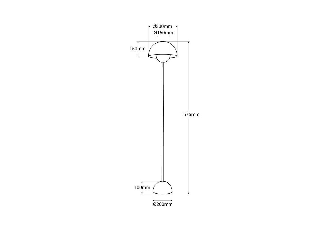 Lampadaire design "Shapó" - L3095-B - Barcelona LED