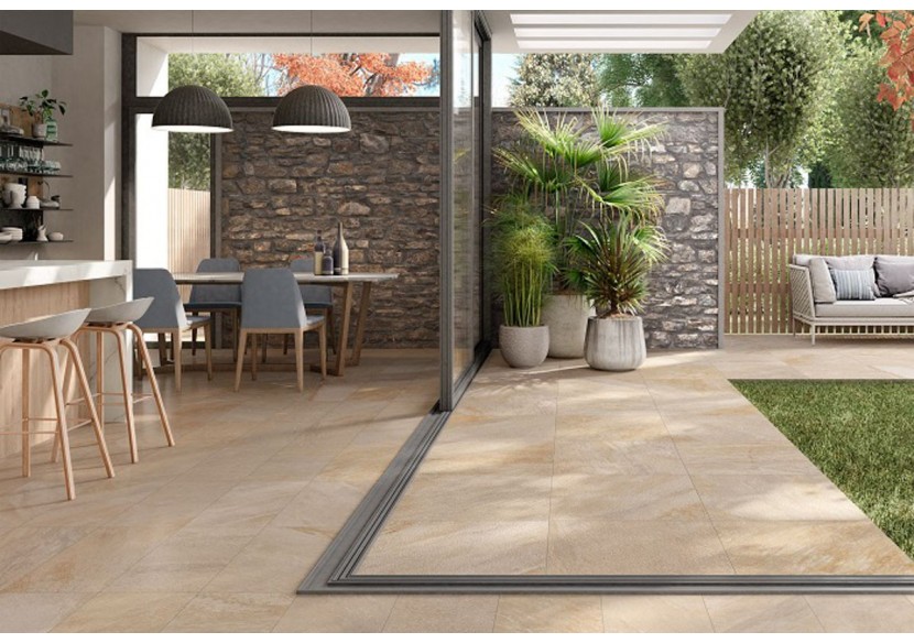 Carrelage sol intérieur et extérieur grès cérame Stonequartz - Alfalux : Confort'Mat