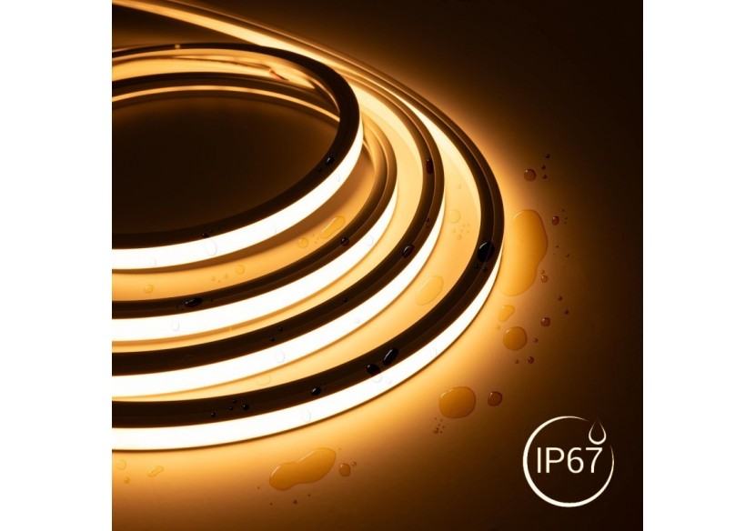 Néon LED flexible monochrome 24V DC-10x10mm-5m-Kit complet-IP67-10W/m - N1010-5M-270 - Barcelona LED