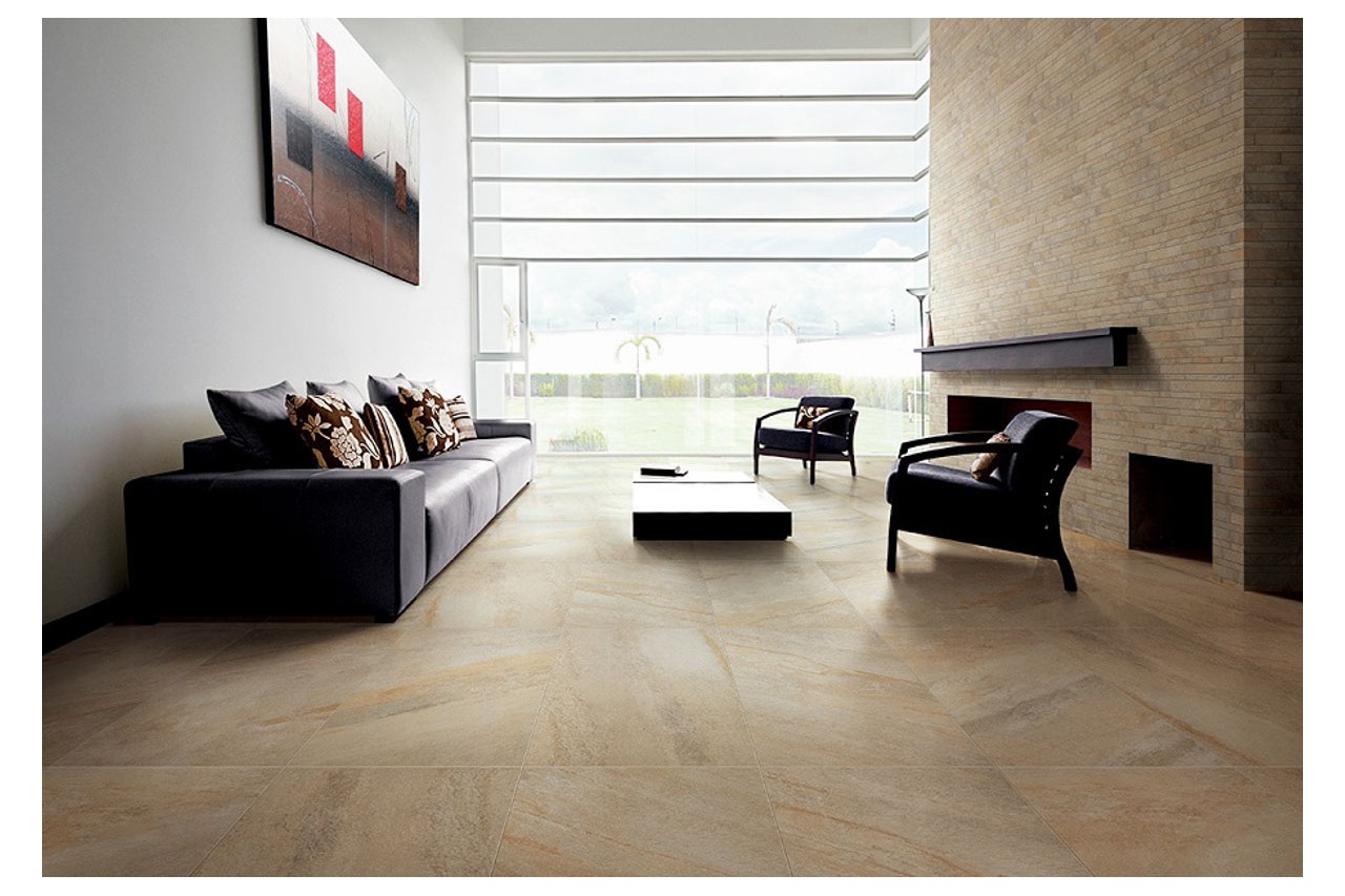 Carrelage sol intérieur et extérieur grès cérame Stonequartz - Alfalux : Confort'Mat