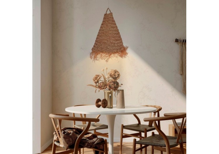 Suspension en fibre naturelle "NAM XL" - K189-B - Barcelona LED 2