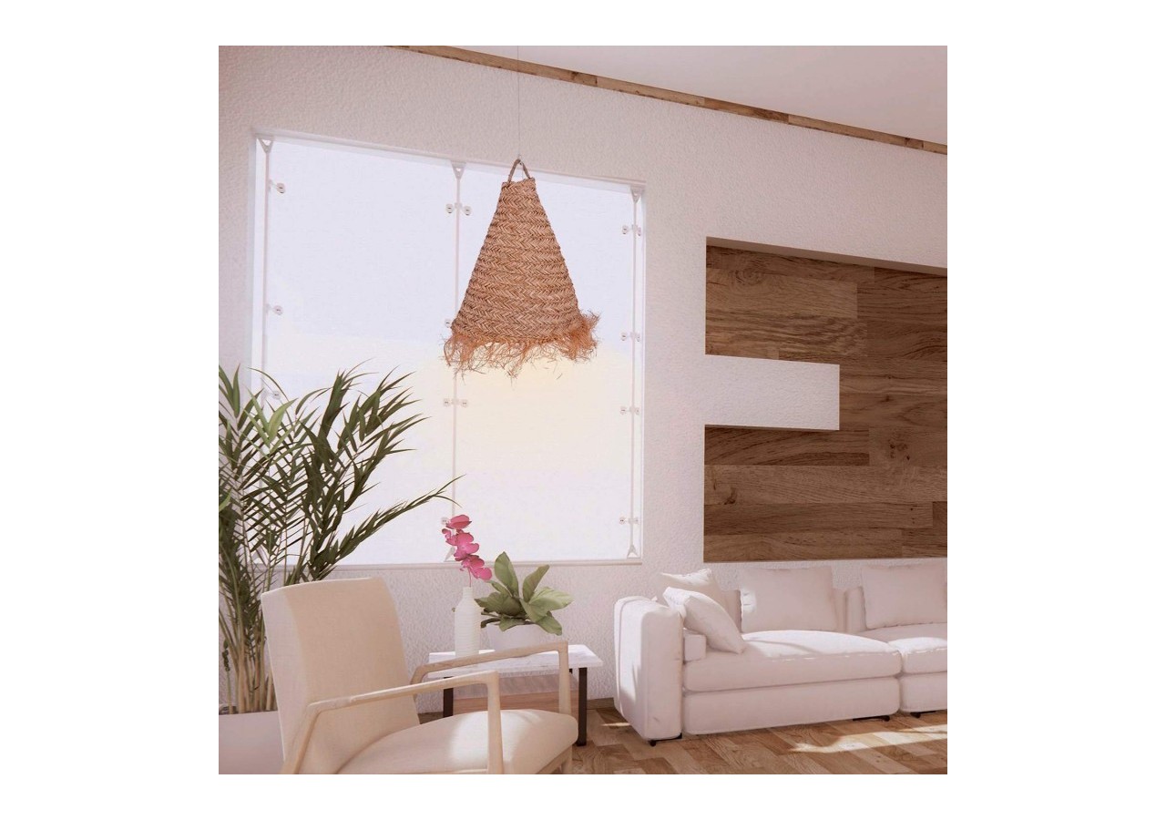 Suspension en fibre naturelle "NAM XL" - K189-B - Barcelona LED