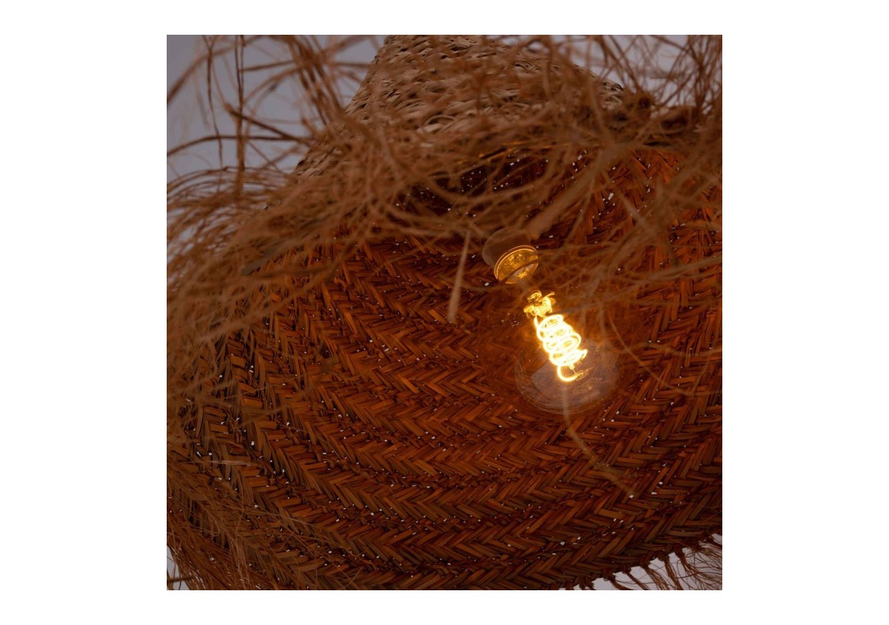 Suspension en fibre naturelle "NAM XL" - K189-B - Barcelona LED