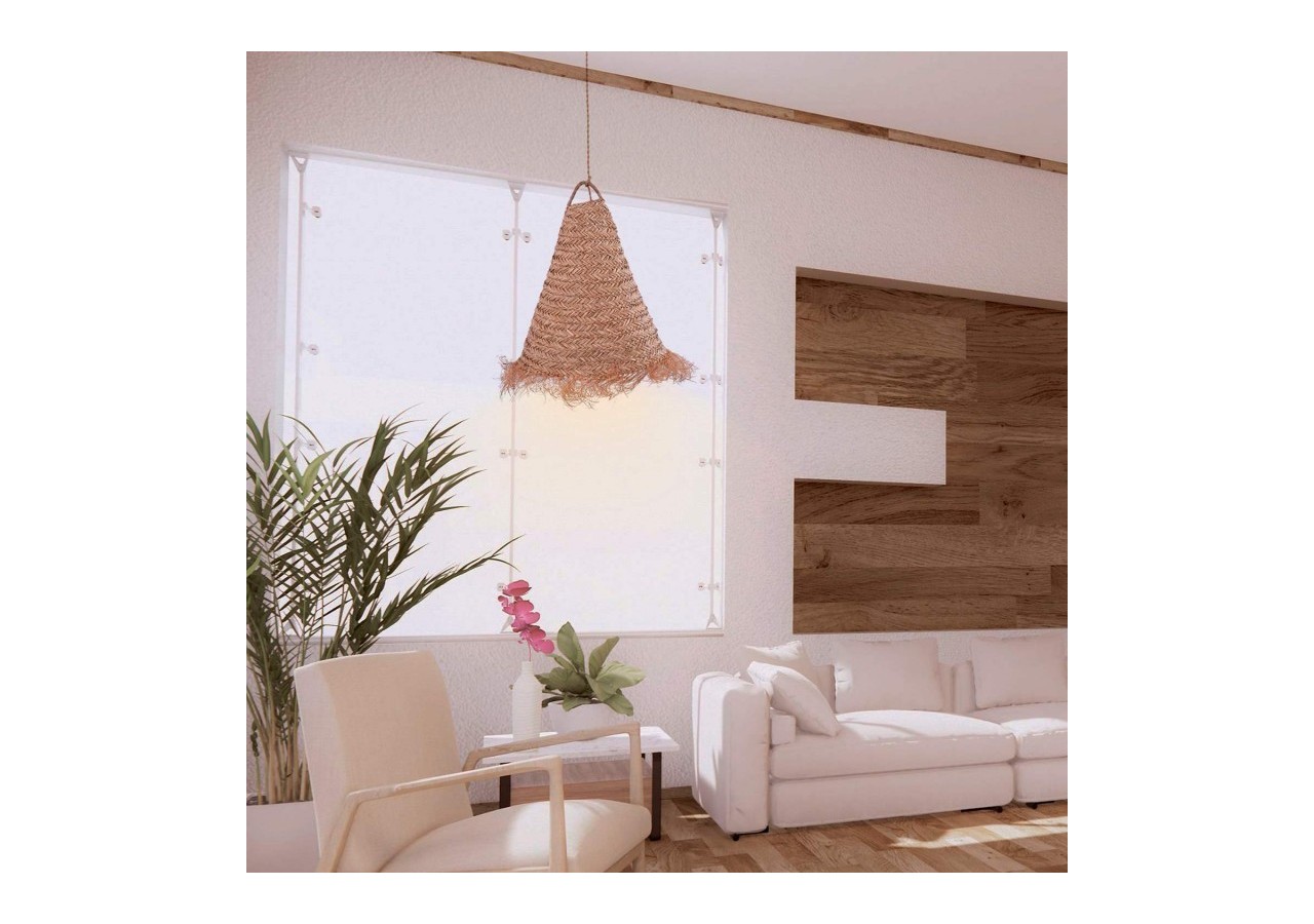 Suspension en fibre naturelle "NAM XL" - K189-CU - Barcelona LED