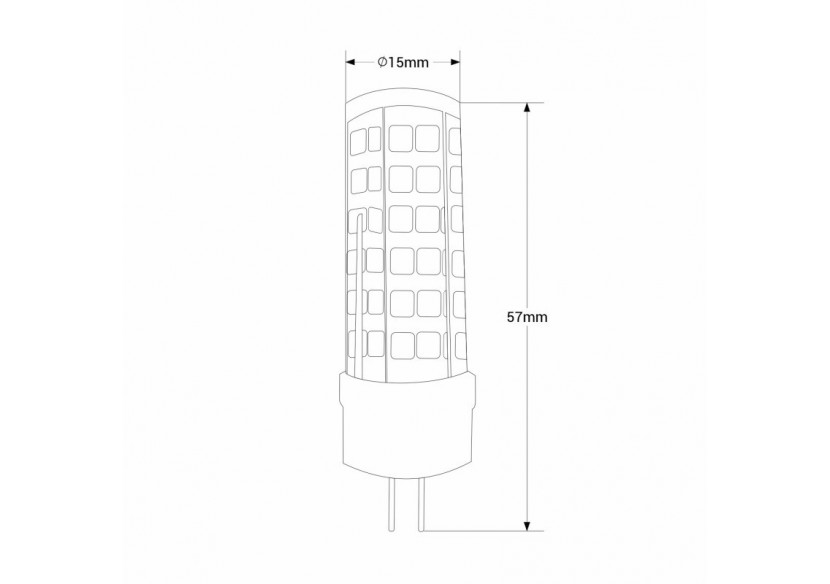 Ampoule LED G4 bi-pin 12V AC/DC-5W - BS1-G4-5W-BC - Barcelona LED