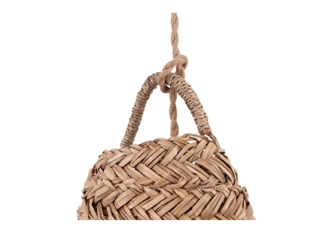 Suspension en fibre naturelle "NAM XL" avec interrupteur et prise - K189-C-CU - Barcelona LED