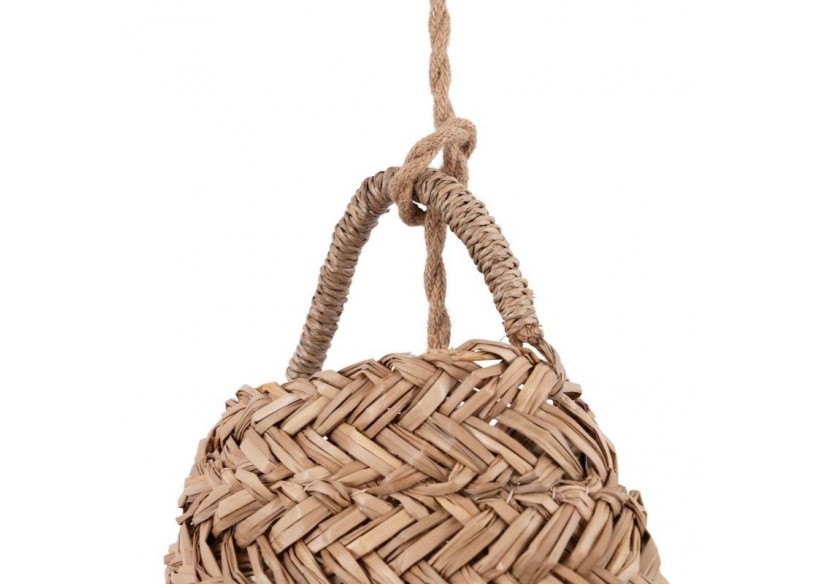 Suspension en fibre naturelle "NAM XL" avec interrupteur et prise - K189-C-CU - Barcelona LED Suspension en fibre naturelle "NAM XL" avec interrupteur et prise - K189-C-CU - Barcelona LED