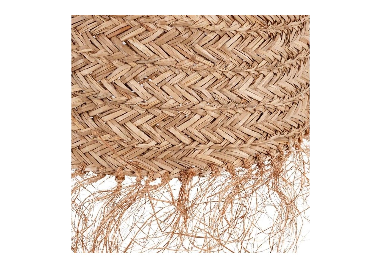 Suspension en fibre naturelle "NAM XL" avec interrupteur et prise - K189-C-CU - Barcelona LED
