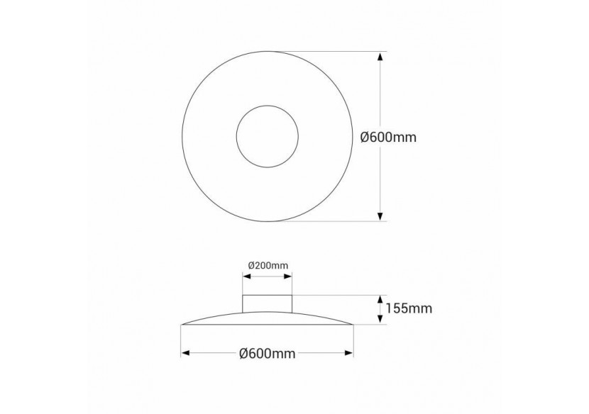 Applique murale LED design "Larson"-18W - L5080-18W-NM - Barcelona LED Applique murale LED design "Larson"-18W - L5080-18W-NM - Barcelona LED