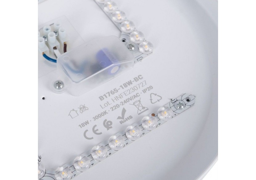 Plafonnier LED en saillie 26cm-18W-1800lm-IP20 - B1765-18W-BC - Barcelona LED Plafonnier LED en saillie 26cm-18W-1800lm-IP20 - B1765-18W-BC - Barcelona LED
