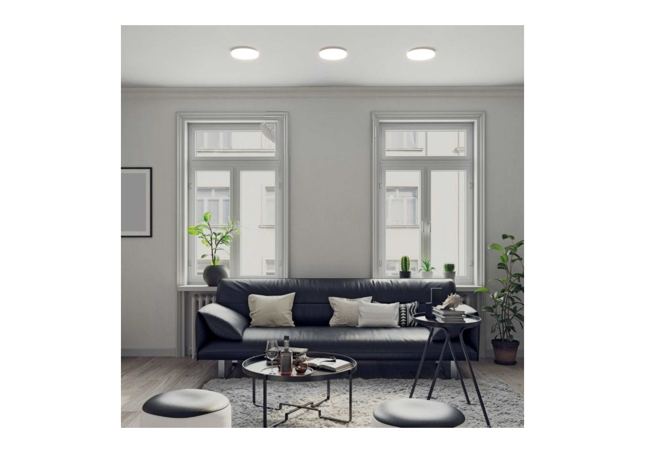Plafonnier LED en saillie 26cm-18W-1800lm-IP20 - B1765-18W-BN - Barcelona LED