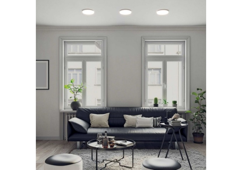 Plafonnier LED en saillie 26cm-18W-1800lm-IP20 - B1765-18W-BN - Barcelona LED Plafonnier LED en saillie 26cm-18W-1800lm-IP20 - B1765-18W-BN - Barcelona LED
