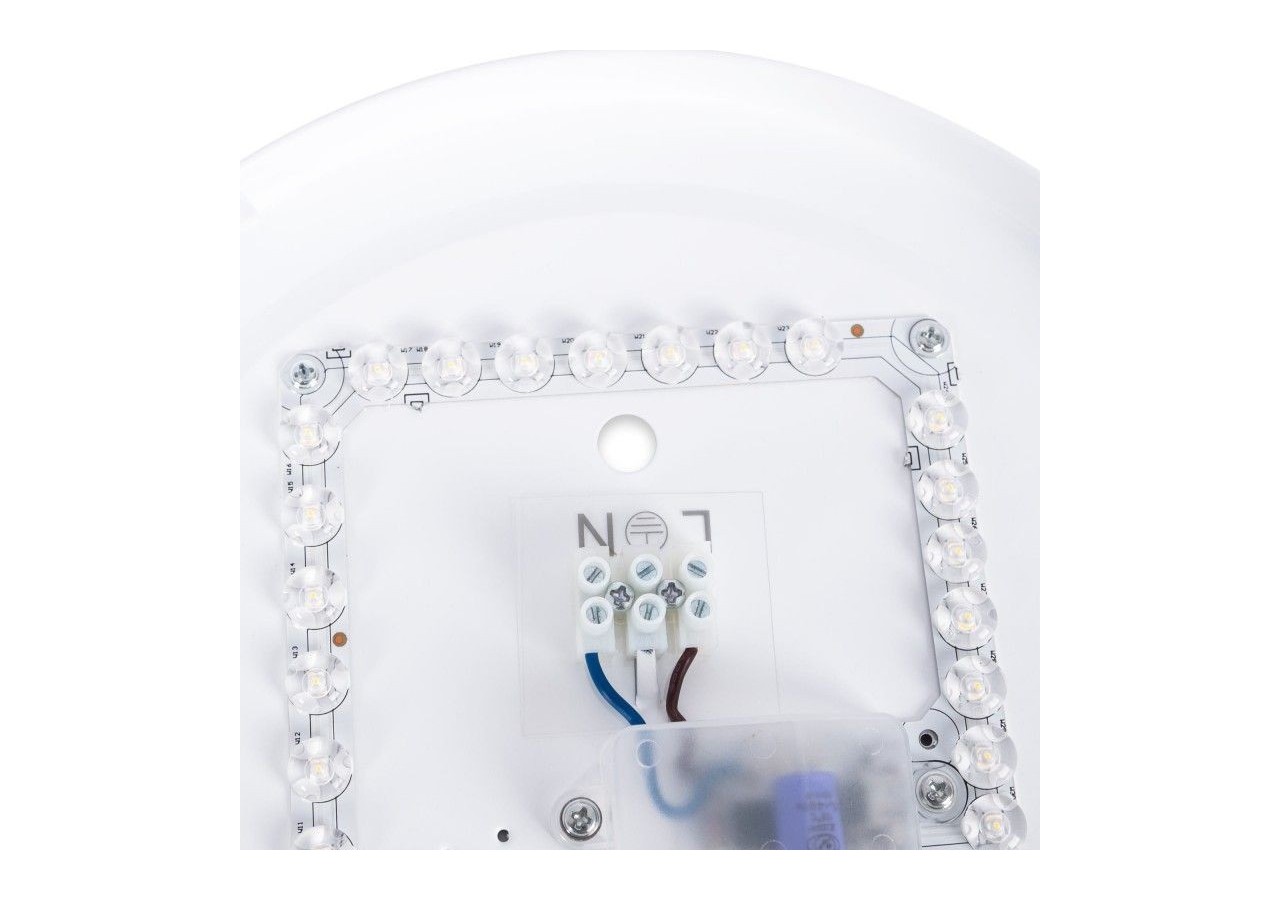 Plafonnier LED en saillie 26cm-18W-1800lm-IP20 - B1765-18W-BN - Barcelona LED