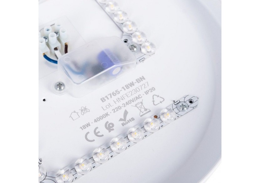 Plafonnier LED en saillie 26cm-18W-1800lm-IP20 - B1765-18W-BN - Barcelona LED Plafonnier LED en saillie 26cm-18W-1800lm-IP20 - B1765-18W-BN - Barcelona LED