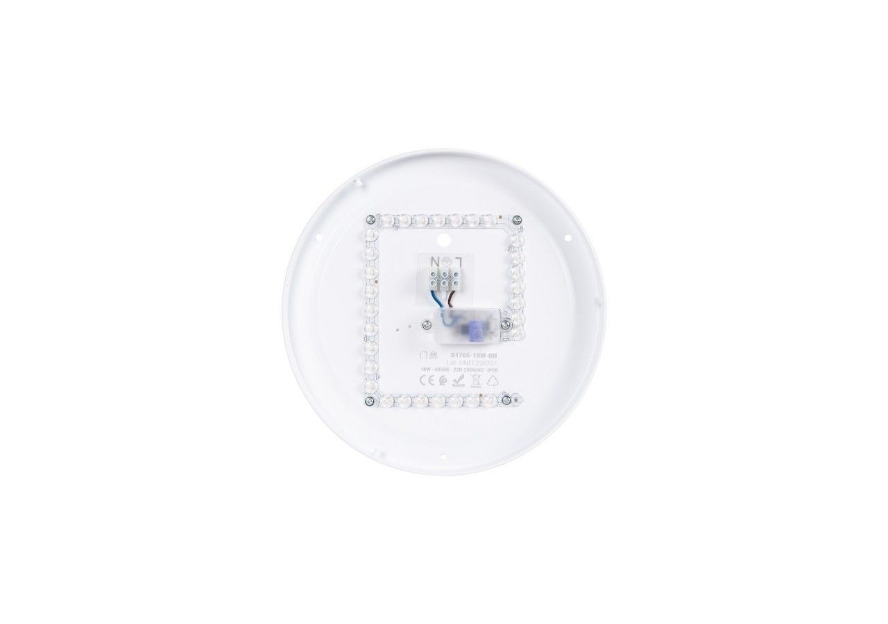 Plafonnier LED en saillie 26cm-18W-1800lm-IP20 - B1765-18W-BN - Barcelona LED