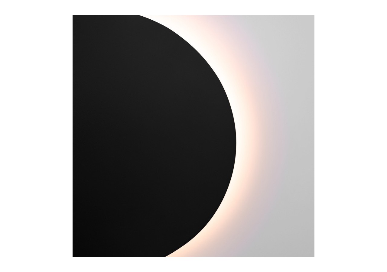 Applique murale LED ronde "Eclipsis" 12W-3000K-IRC90-Driver KeGu-IP20 - LN1587-12W-N - Barcelona LED