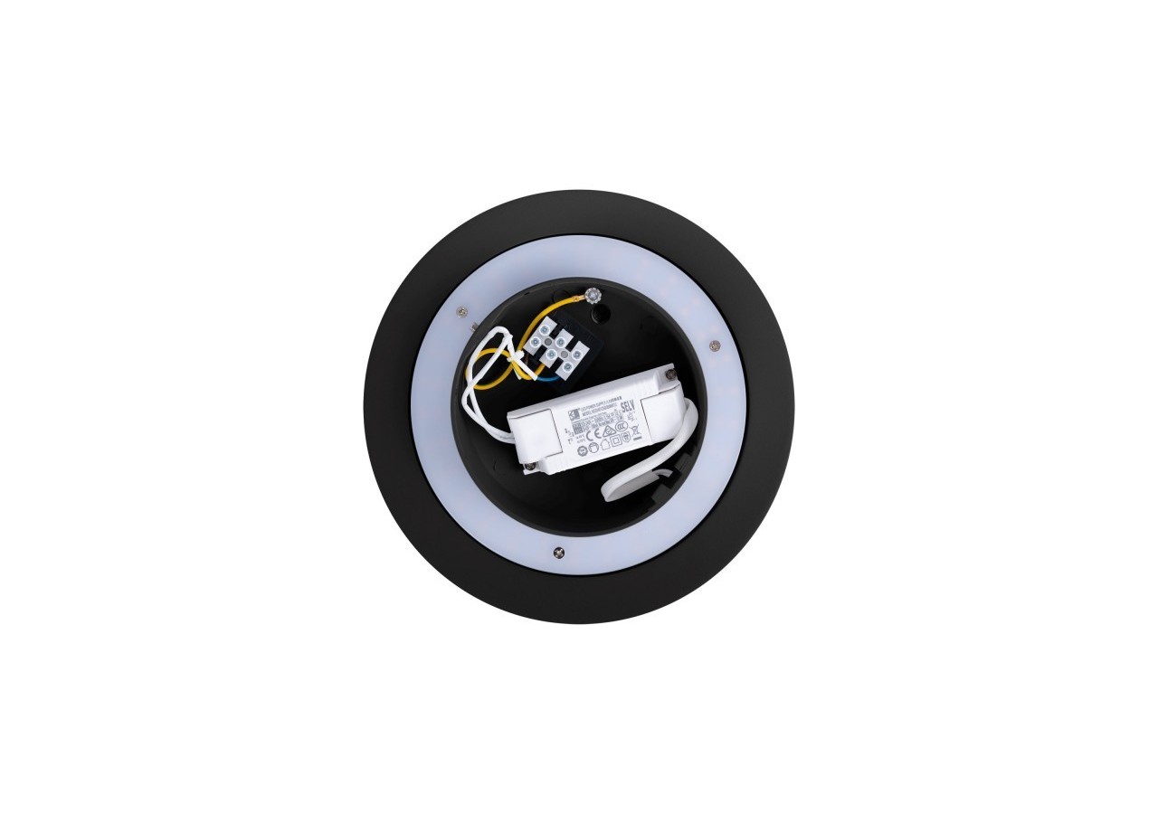 Applique murale LED ronde "Eclipsis" 12W-3000K-IRC90-Driver KeGu-IP20 - LN1587-12W-N - Barcelona LED
