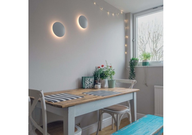 Applique murale LED ronde "Eclipsis" 12W-3000K-IRC90-Driver KeGu-IP20 - LN1587-12W-B - Barcelona LED 2