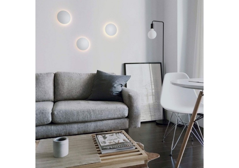 Applique murale LED ronde "Eclipsis" 12W-3000K-IRC90-Driver KeGu-IP20 - LN1587-12W-B - Barcelona LED Applique murale LED ronde "Eclipsis" 12W-3000K-IRC90-Driver KeGu-IP20 - LN1587-12W-B - Barcelona LED