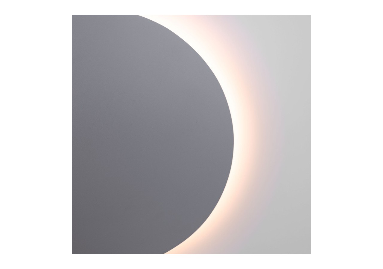 Applique murale LED ronde "Eclipsis" 12W-3000K-IRC90-Driver KeGu-IP20 - LN1587-12W-B - Barcelona LED