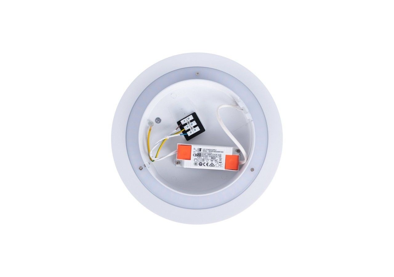 Applique murale LED ronde "Eclipsis" 18W-3000K-IRCI90-Driver KeGu-IP20 - LN1587-18W-B - Barcelona LED