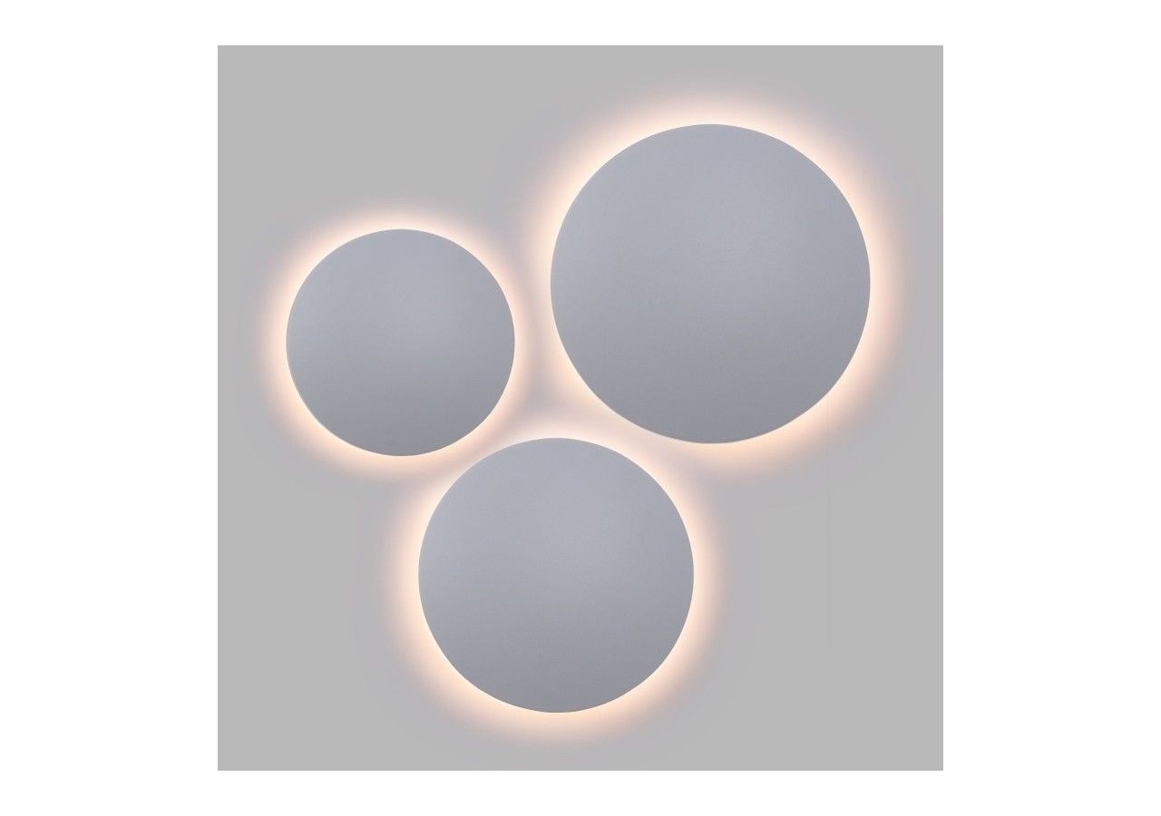 Applique murale LED ronde "Eclipsis" 18W-3000K-IRCI90-Driver KeGu-IP20 - LN1587-18W-B - Barcelona LED