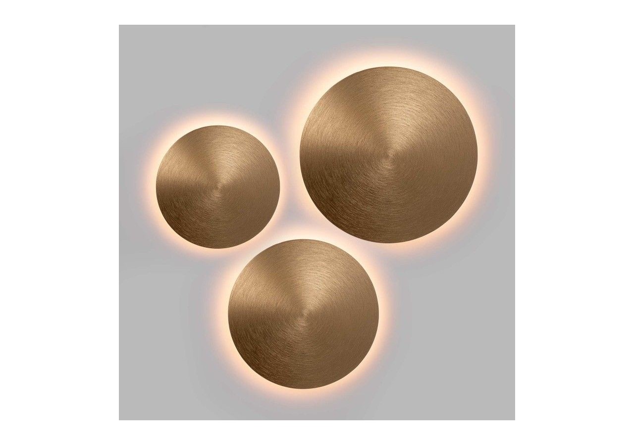 Applique murale LED ronde "Eclipsis" 18W-3000K-IRCI90-Driver KeGu-IP20 - LN1587-18W-D - Barcelona LED