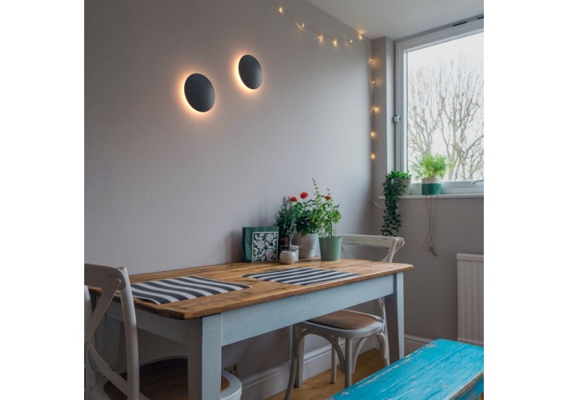 Applique murale LED ronde "Eclipsis" 6W-3000K-IRC90-Driver KeGu-IP20 - LN1587-6W-N - Barcelona LED Applique murale LED ronde "Eclipsis" 6W-3000K-IRC90-Driver KeGu-IP20 - LN1587-6W-N - Barcelona LED