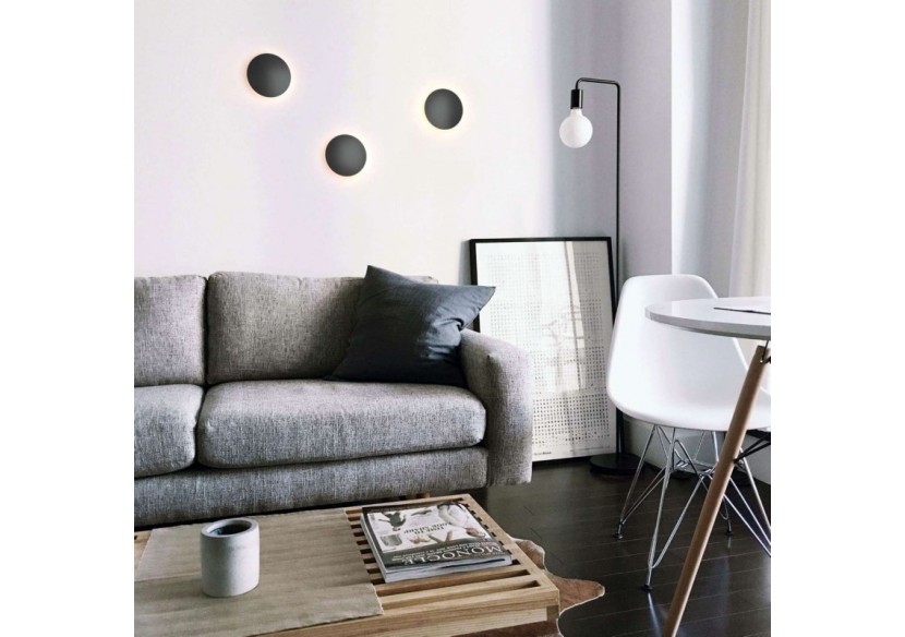 Applique murale LED ronde "Eclipsis" 6W-3000K-IRC90-Driver KeGu-IP20 - LN1587-6W-N - Barcelona LED Applique murale LED ronde "Eclipsis" 6W-3000K-IRC90-Driver KeGu-IP20 - LN1587-6W-N - Barcelona LED