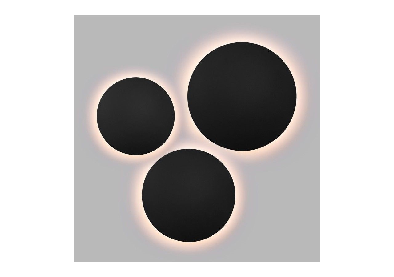 Applique murale LED ronde "Eclipsis" 6W-3000K-IRC90-Driver KeGu-IP20 - LN1587-6W-N - Barcelona LED
