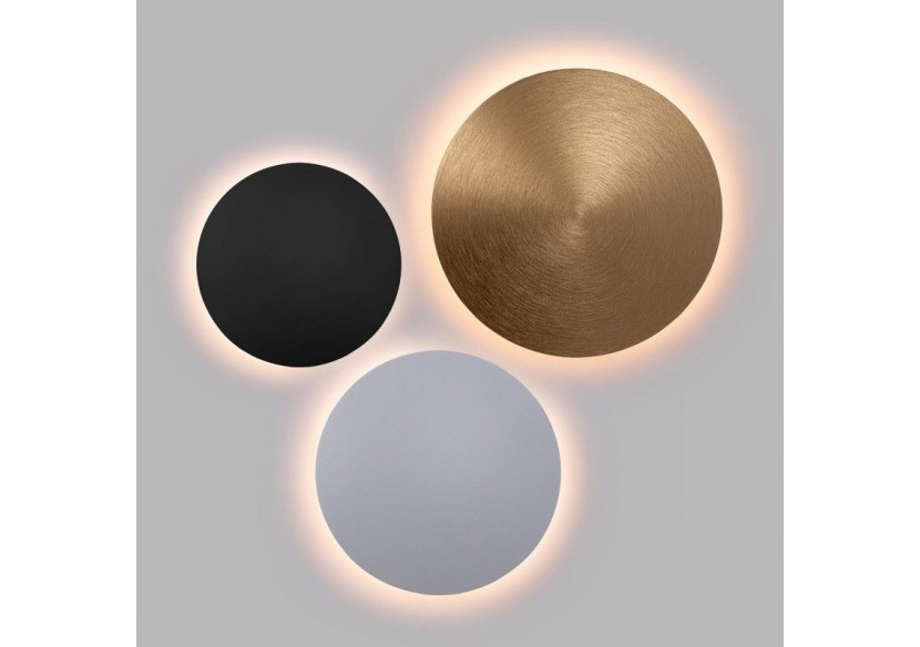 Applique murale LED ronde "Eclipsis" 6W-3000K-IRC90-Driver KeGu-IP20 - LN1587-6W-D - Barcelona LED