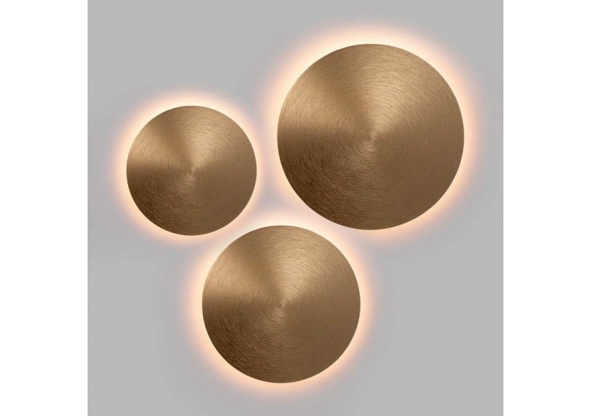 Applique murale LED ronde "Eclipsis" 6W-3000K-IRC90-Driver KeGu-IP20 - LN1587-6W-D - Barcelona LED