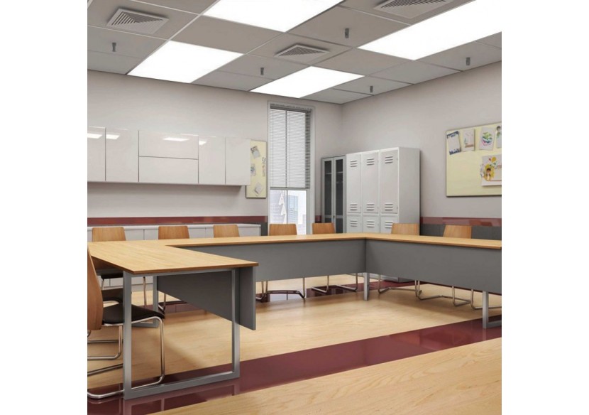 Panneau LED encastrable 120x60 rétro-éclairé-5600lm-Driver Philips-50W-UGR22-IP40 - B5234-BACKLIGHT-BN - Barcelona LED