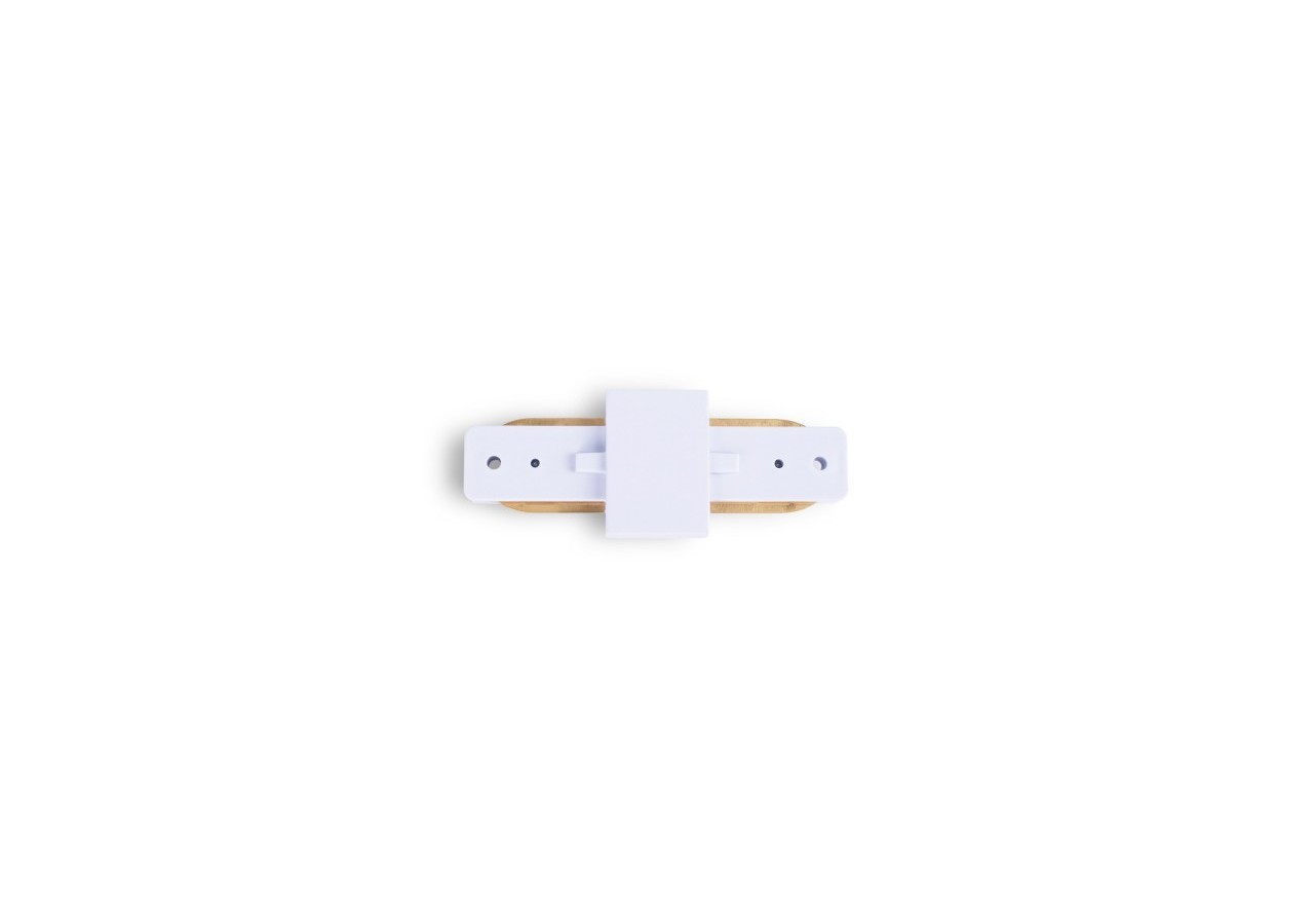 Jonction droite pour rail monophasé en PVC (Réf. BTMP) - BTMP-GB02-B - Barcelona LED