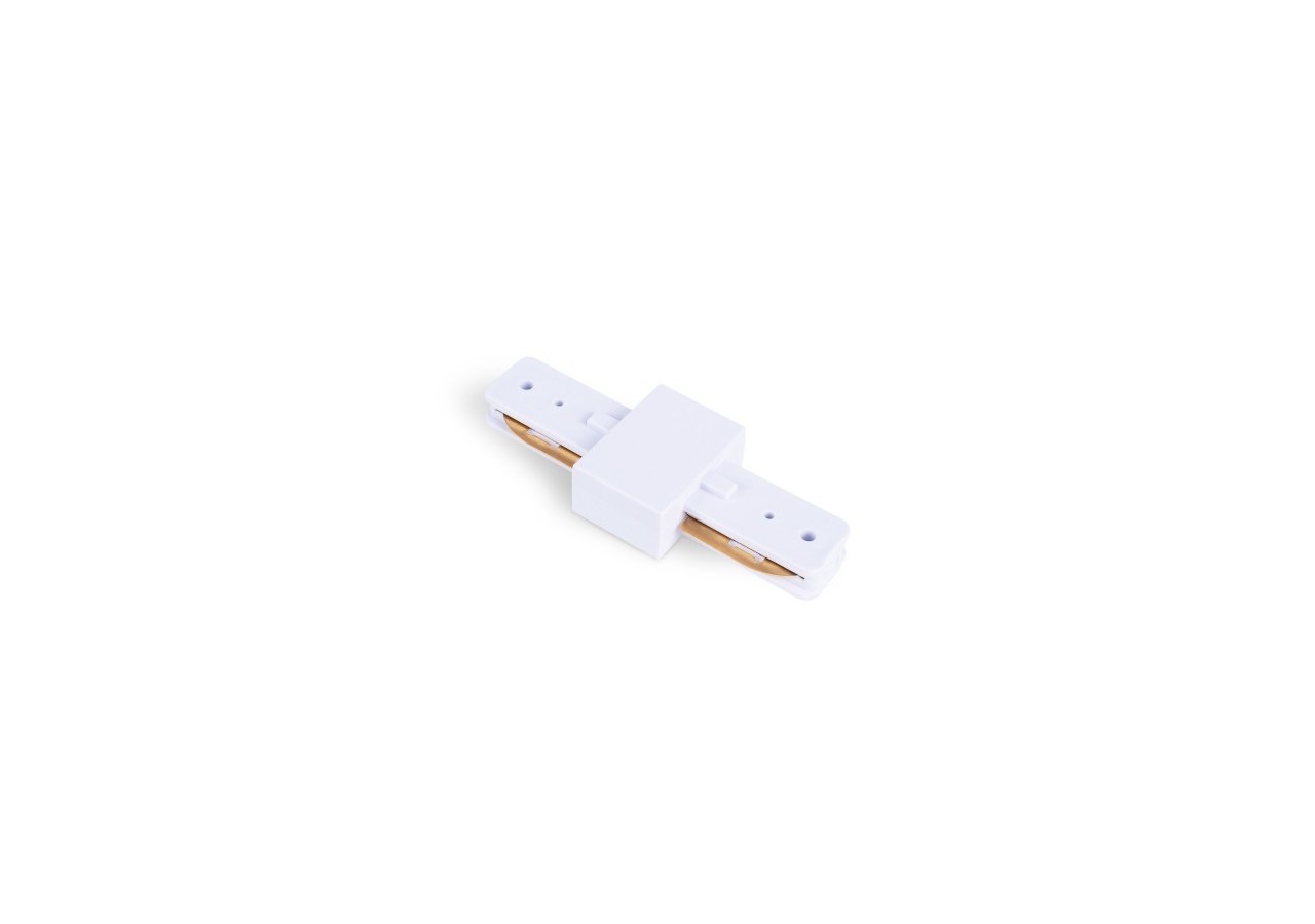 Jonction droite pour rail monophasé en PVC (Réf. BTMP) - BTMP-GB02-B - Barcelona LED