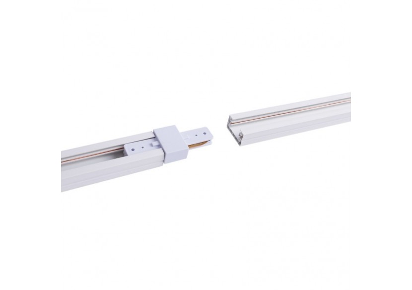 Jonction droite pour rail monophasé en PVC (Réf. BTMP) - BTMP-GB02-B - Barcelona LED Jonction droite pour rail monophasé en PVC (Réf. BTMP) - BTMP-GB02-B - Barcelona LED