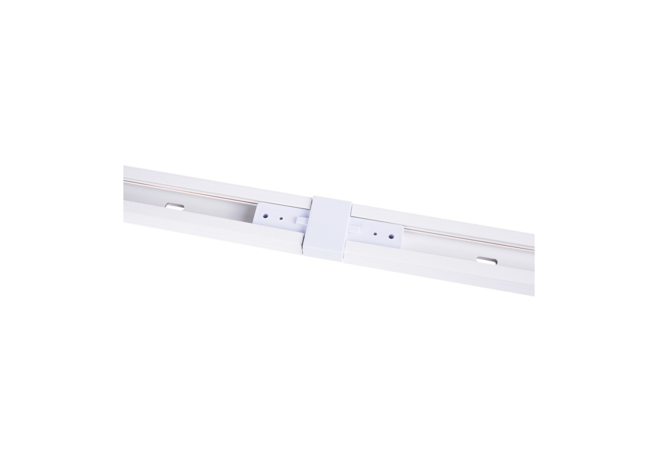 Jonction droite pour rail monophasé en PVC (Réf. BTMP) - BTMP-GB02-B - Barcelona LED