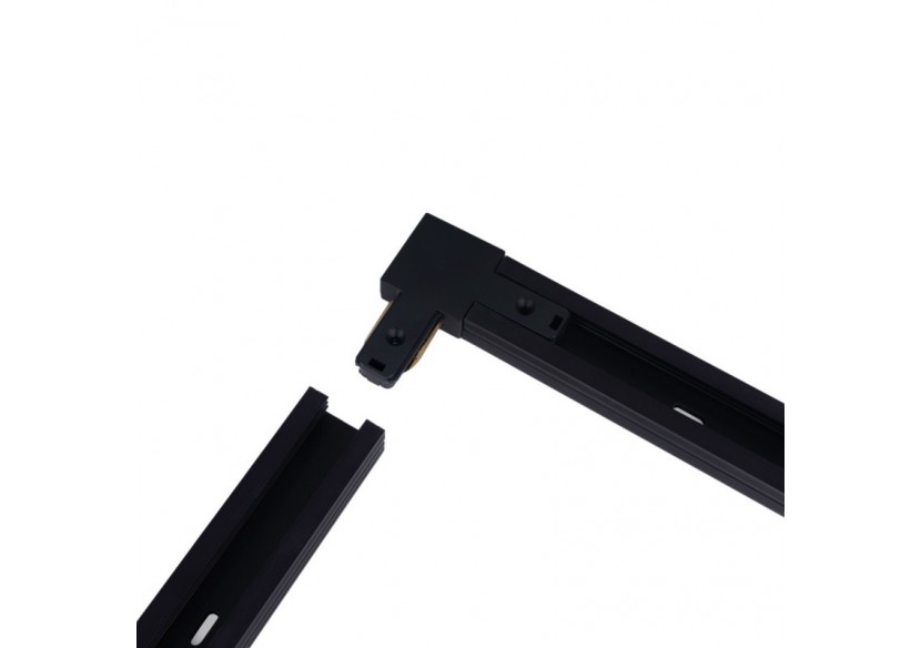 Jonction en angle 90 degrés pour rail monophasé en PVC (Réf. BTMP) - BTMP-GB03-N - Barcelona LED Jonction en angle 90 degrés pour rail monophasé en PVC (Réf. BTMP) - BTMP-GB03-N - Barcelona LED