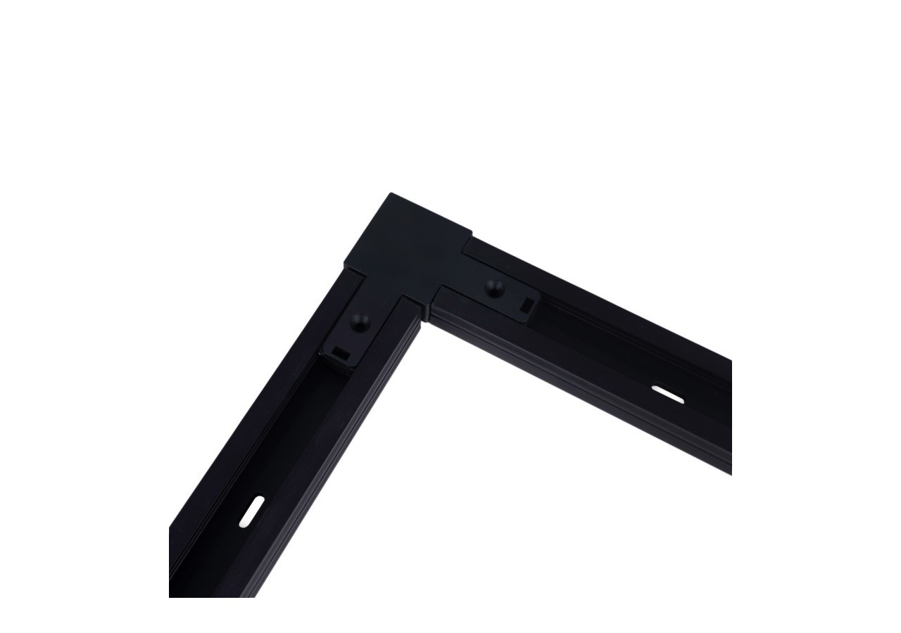 Jonction en angle 90 degrés pour rail monophasé en PVC (Réf. BTMP) - BTMP-GB03-N - Barcelona LED