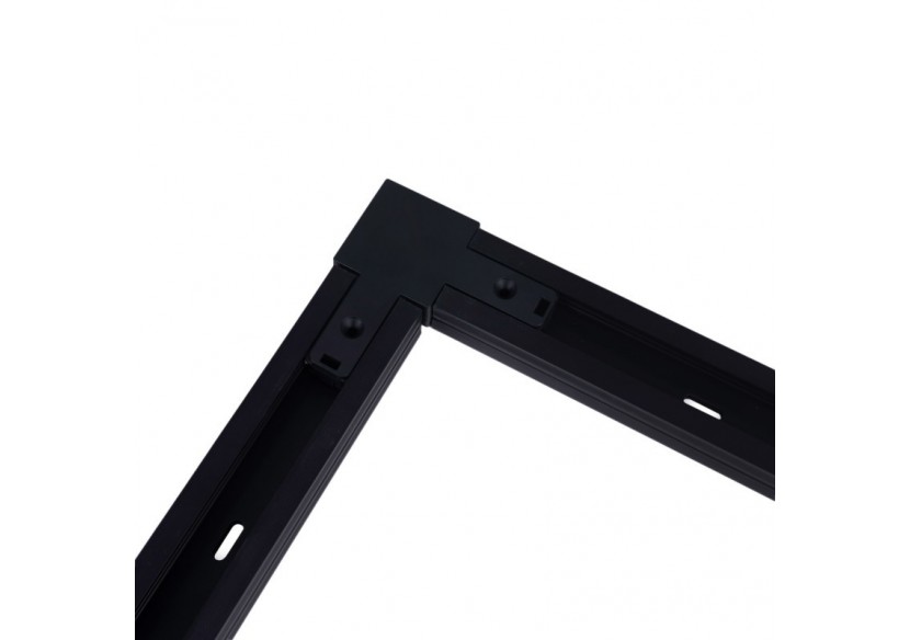Jonction en angle 90 degrés pour rail monophasé en PVC (Réf. BTMP) - BTMP-GB03-N - Barcelona LED Jonction en angle 90 degrés pour rail monophasé en PVC (Réf. BTMP) - BTMP-GB03-N - Barcelona LED