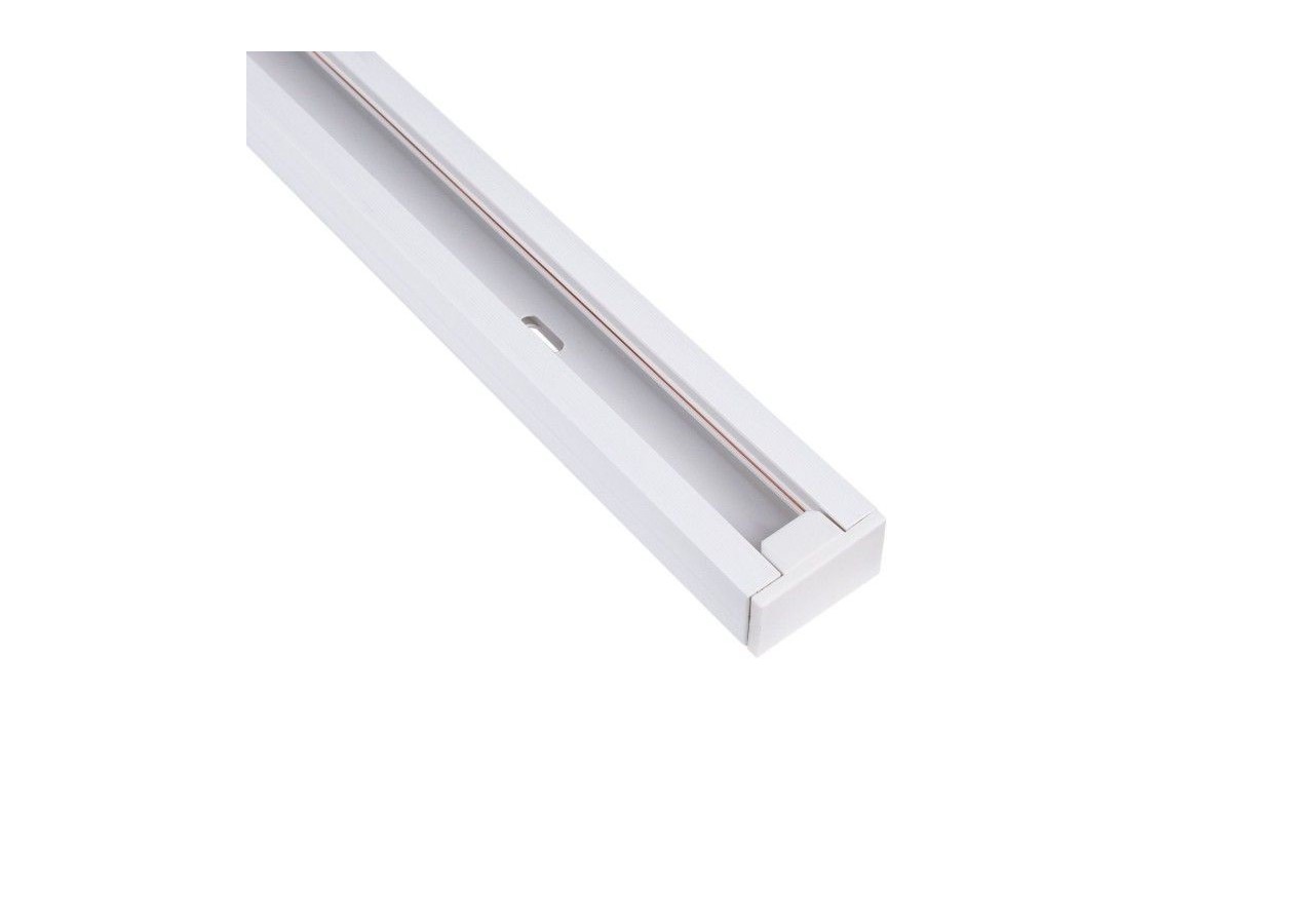 Rail monophasé en PVC pour spots LED-En saillie-2m - BTMP-200-B - Barcelona LED