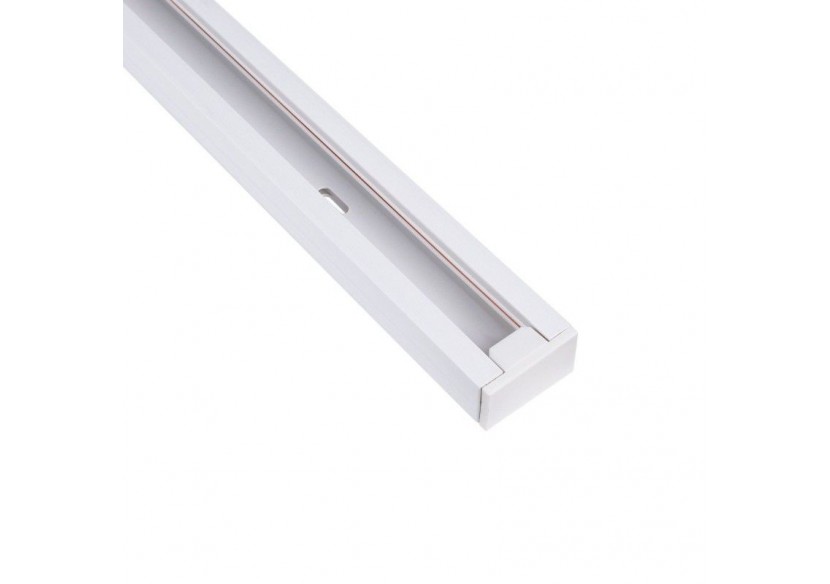Rail monophasé en PVC pour spots LED-En saillie-2m - BTMP-200-B - Barcelona LED
