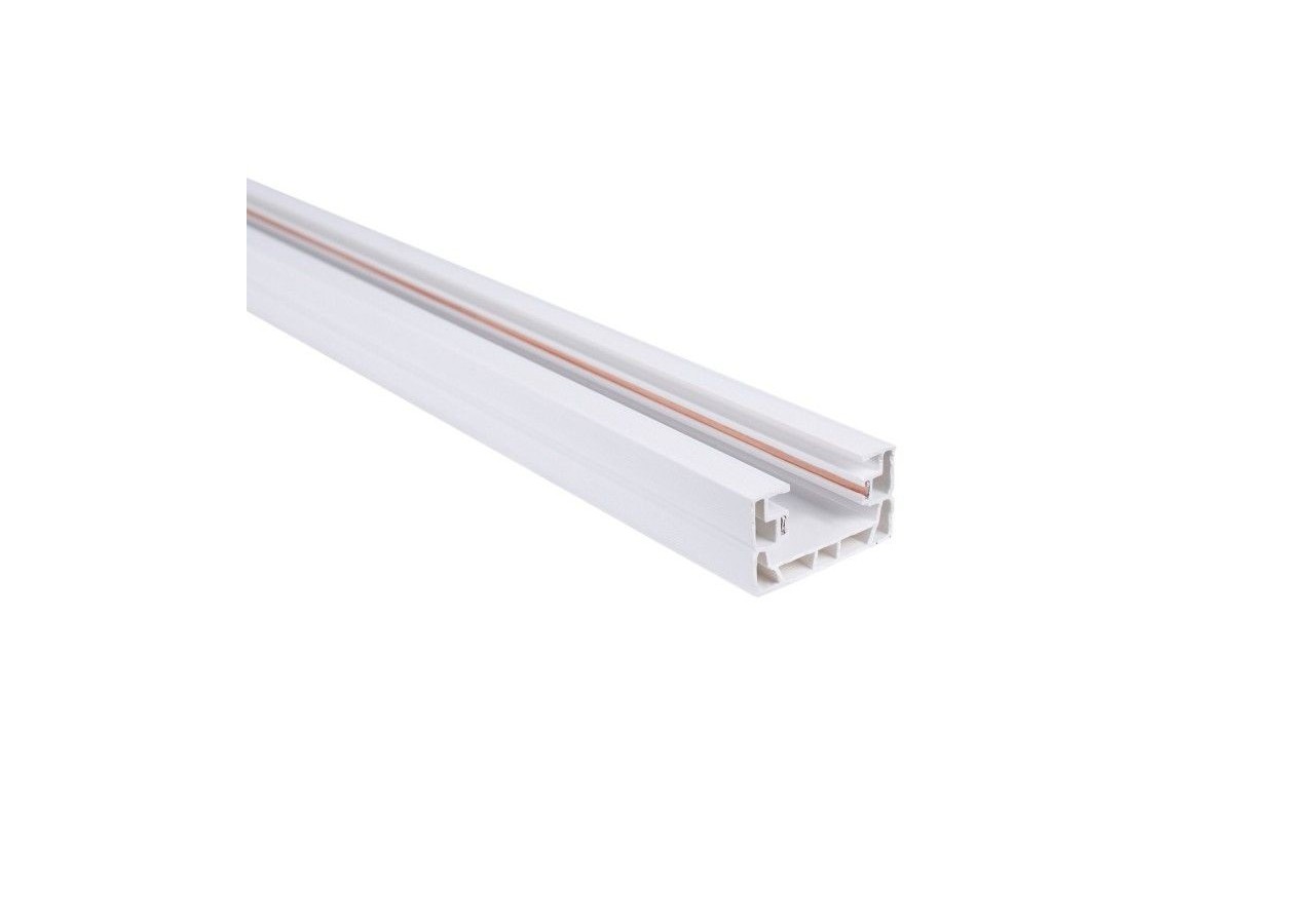 Rail monophasé en PVC pour spots LED-En saillie-2m - BTMP-200-B - Barcelona LED