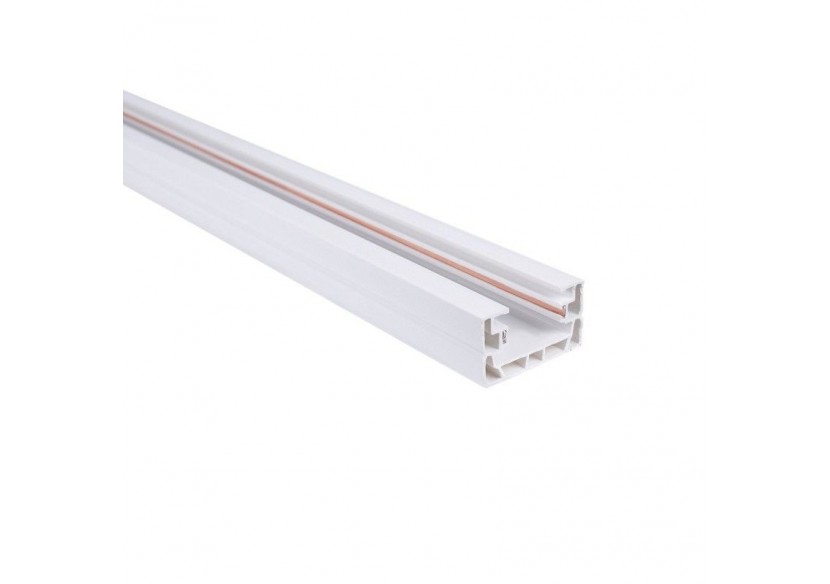 Rail monophasé en PVC pour spots LED-En saillie-2m - BTMP-200-B - Barcelona LED