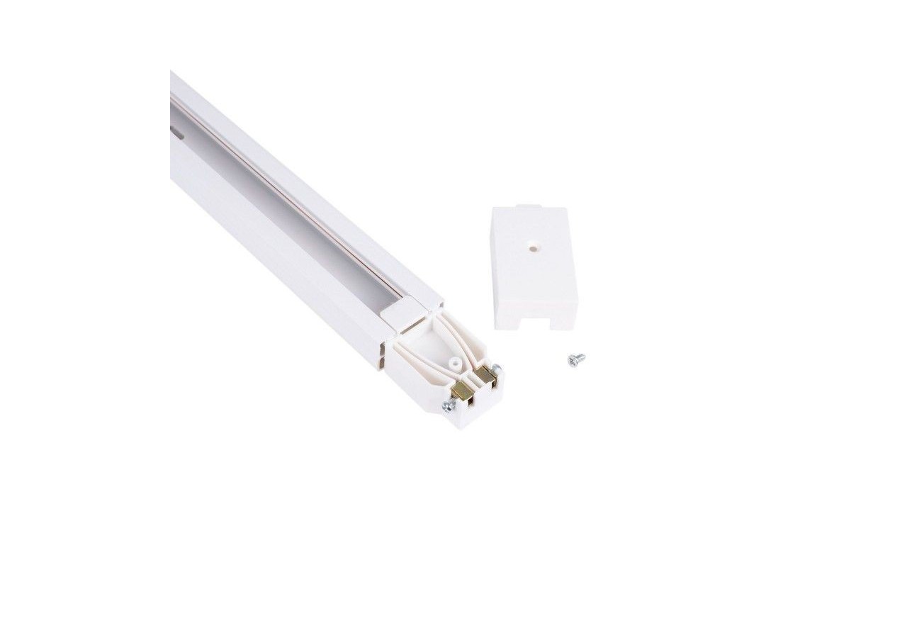 Rail monophasé en PVC pour spots LED-En saillie-2m - BTMP-200-B - Barcelona LED