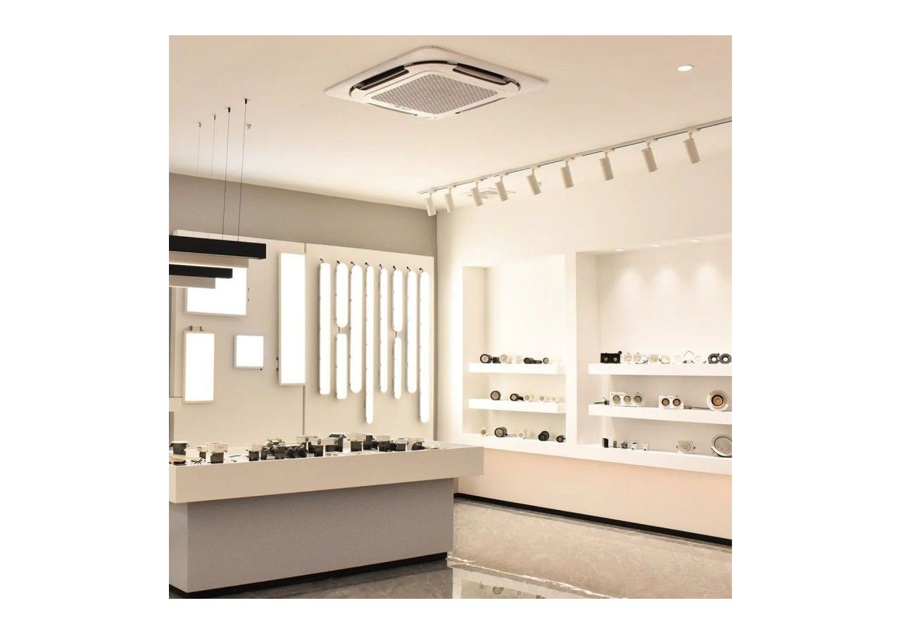 Rail monophasé en PVC pour spots LED-En saillie-2m - BTMP-200-B - Barcelona LED