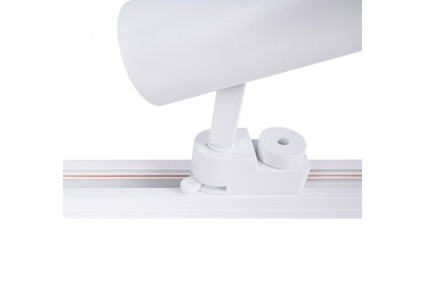 Rail monophasé en PVC pour spots LED-En saillie-2m - BTMP-200-B - Barcelona LED