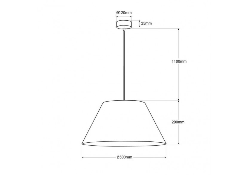 Suspension acoustique "Gandal 50"-diamètre 50cm - B314-500-C - Barcelona LED